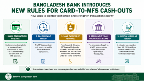 card to MFS cash out new rules Bangladesh